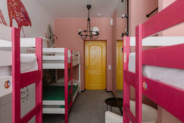 Фото номера Кровать в общем 6-местном номере для женщин Хостел HDhostel г. Ижевск 4